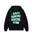 Anti Social Social Club ASSC Glow In The Dark Hoodie Black
