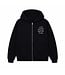Anti Social Social Club ASSC Rhinestone Zip Up Hoodie Black