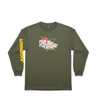 Jugrnaut Jugrnaut Archive Chicago Everywhere Wavy LS Olive