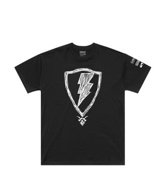 Jugrnaut Jugrnaut Archive Sketched Shield Tee Black