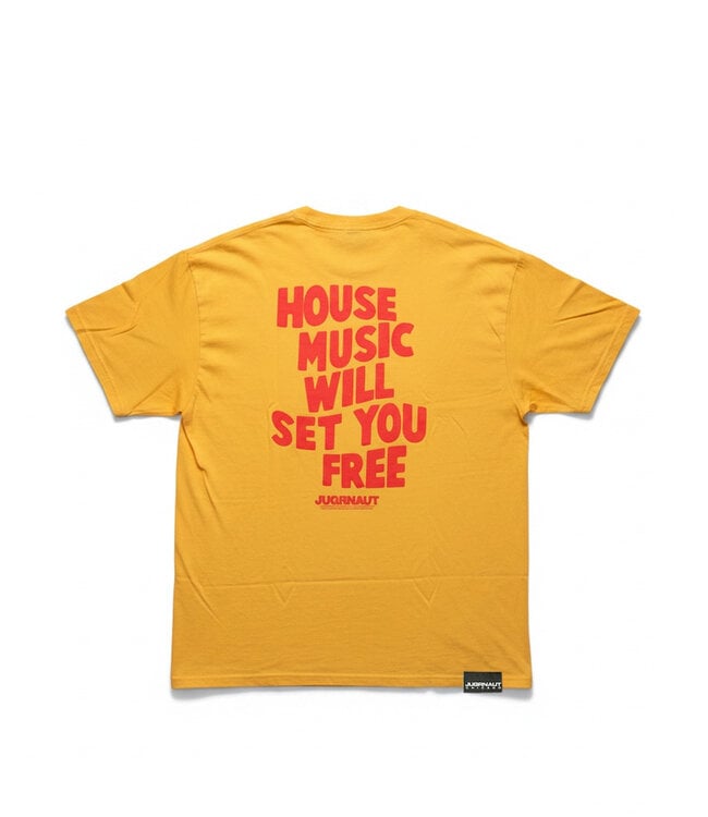 Jugrnaut Jugrnaut Archive Move Your Body Tee Yellow