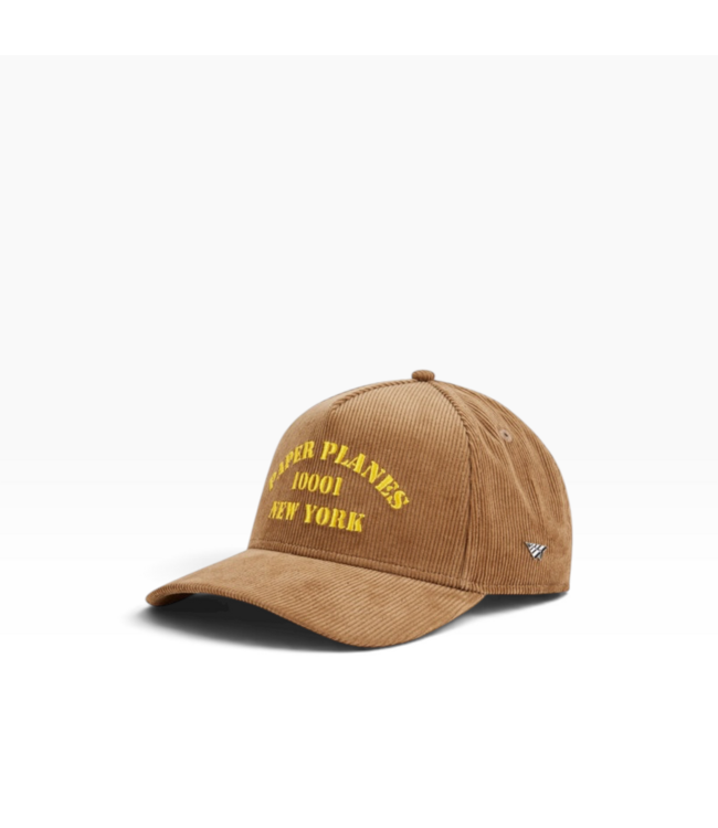 Paper Planes Paper Planes A Frame Corduroy Hat Tobacco
