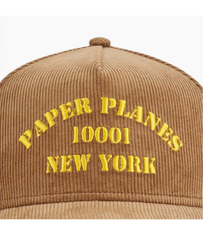 Paper Planes Paper Planes A Frame Corduroy Hat Tobacco