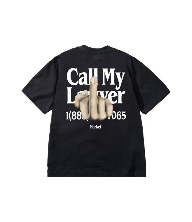 Market Market Flip The Bird Tee Black