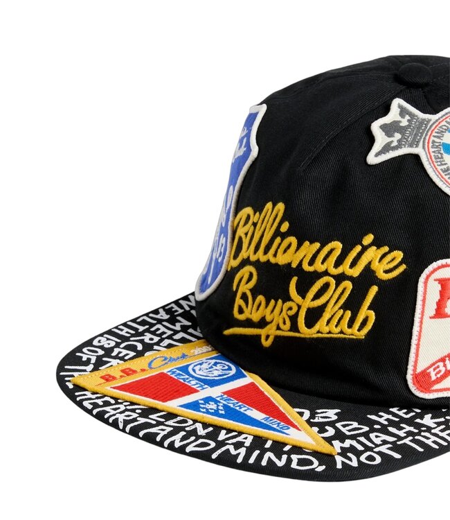 BBC BBC BB Decorated Hat Black