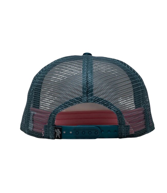 BBC BBC BB Curve Trucker Hat Mediterranea
