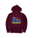 Jugrnaut Jugrnaut Dropout Zip Up Hoody Burgundy/Blue/Gold
