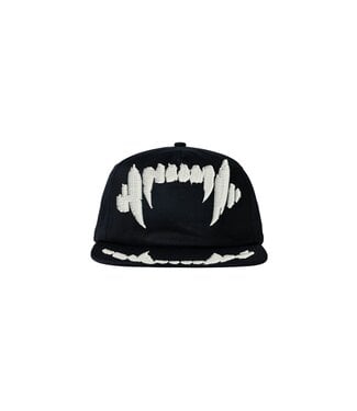 Market Market Beware My Bite 5 Panel Snapback Black