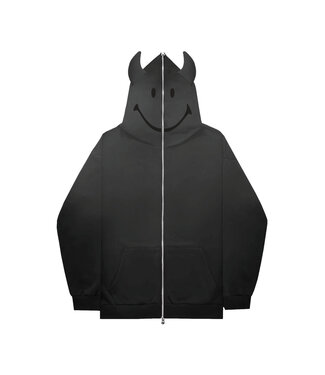Market Market Devil Full Zip Hoodie Black
