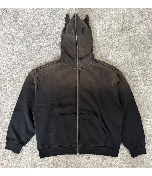Market Market Devil Full Zip Hoodie Black