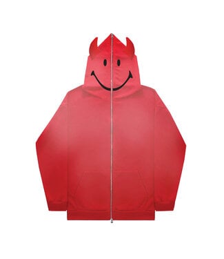 Market Market Devil Full Zip Hoodie Red
