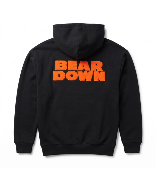 Jugrnaut Jugrnaut Bear Down Applique Hoodie Black