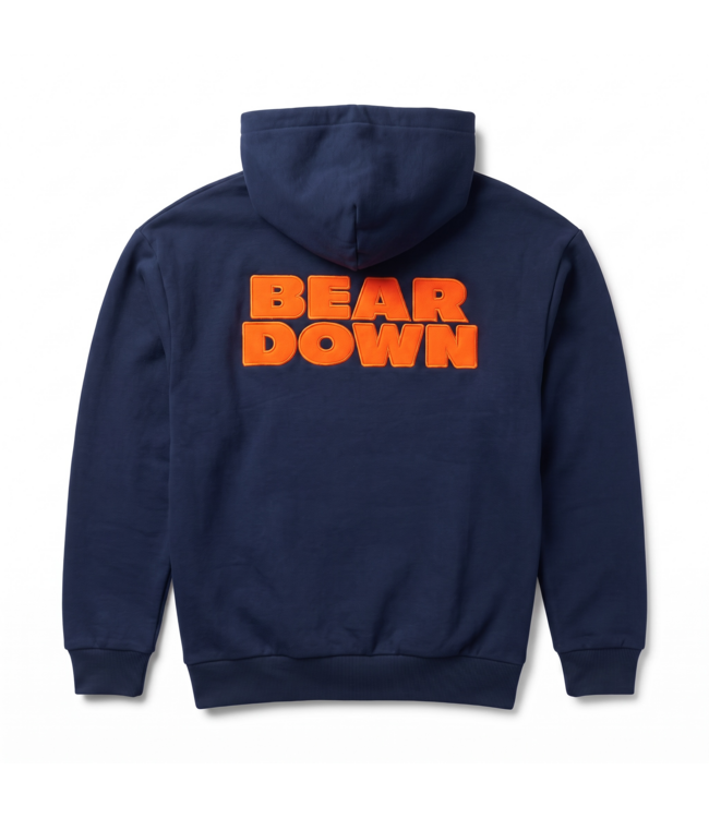 Jugrnaut Jugrnaut Bear Down Applique Hoodie Navy