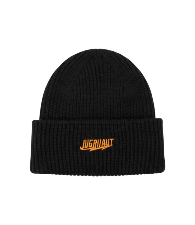 Jugrnaut Jugrnaut Bear Down Chunky Merino Wool Beanie Black