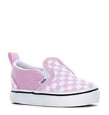 Vans FW19 Soulier TD Slip-On Vans, Rose/Blanc