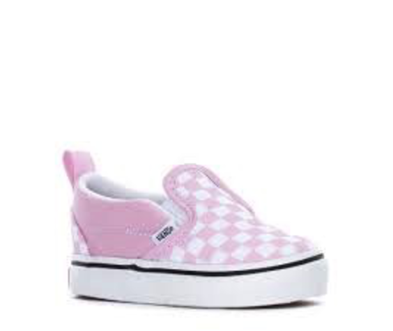 Vans FW19 Soulier TD Slip-On Vans, Rose/Blanc