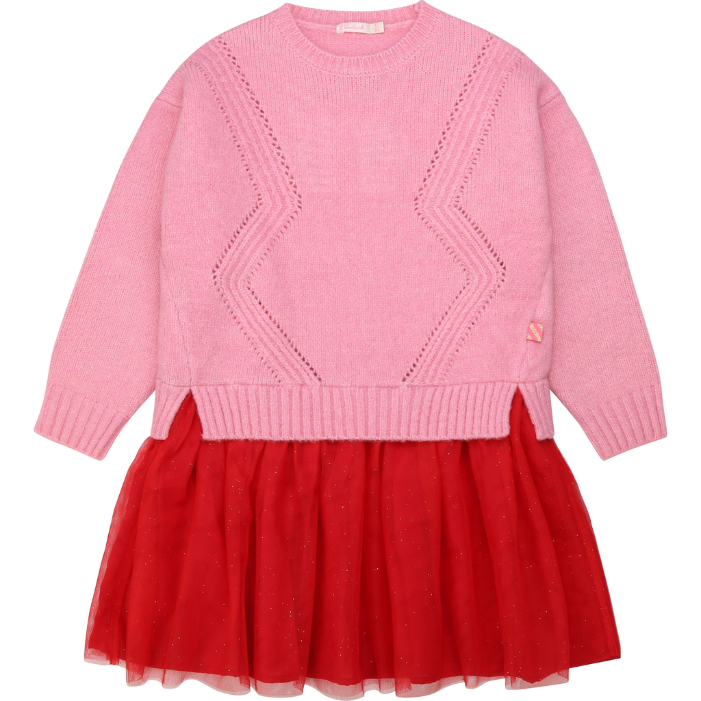 Billieblush FW20 Robe rose/rouge , Pink/red dress