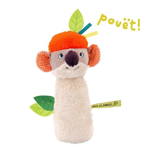 Moulin Roty Hochet Pouet Dans la jungle Moulin Roty/ Koco Squeaky Toy