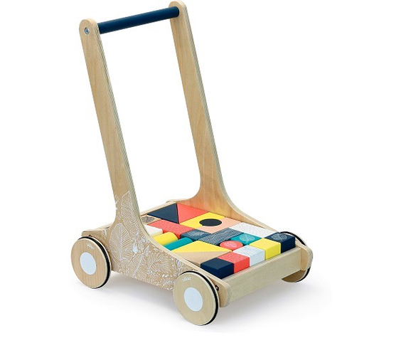 Vilac Chariot de Cubes de Vilac - Wooden Walker