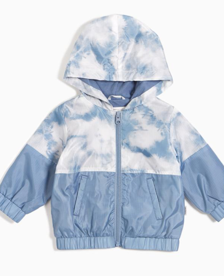 SS21 Veste Coupe Vent Bleu Tie-Dye de Miles