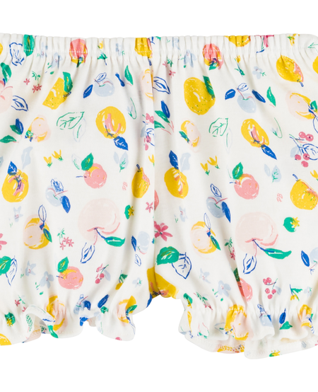 SS21 Short Fruits et Fleurs de Petit Bateau