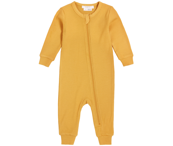Petit Lem SS21 Ensemble de jour une piece moutarde / onepiece mustard day suit
