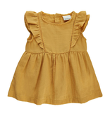 Enfant SS21 Robe jaune ocre/dress ochre