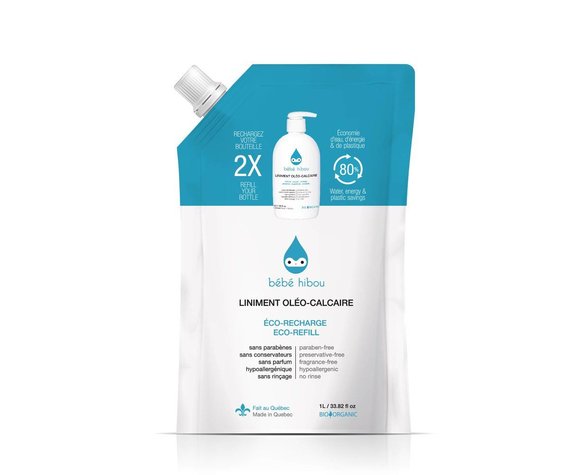 Bébé Hibou Éco Recharge de Liniment Oléo Calcaire Bébé Hibou-1L