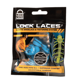 Lock Laces Reflective Teal Blue