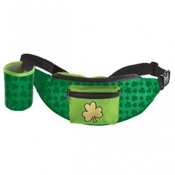 Novelty Fanny Pack With Beverage Holder Irish Crossroads