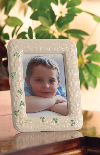 Belleek Shamrock Frame 5x7 Irish Crossroads Belleek Shamrock Frame 5x7 Irish