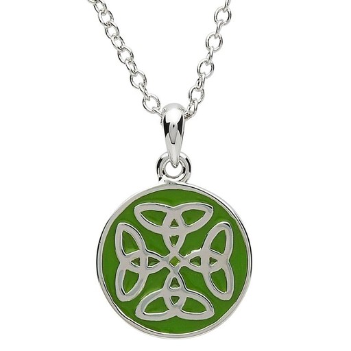 Platinum Plated Celtic Pendant