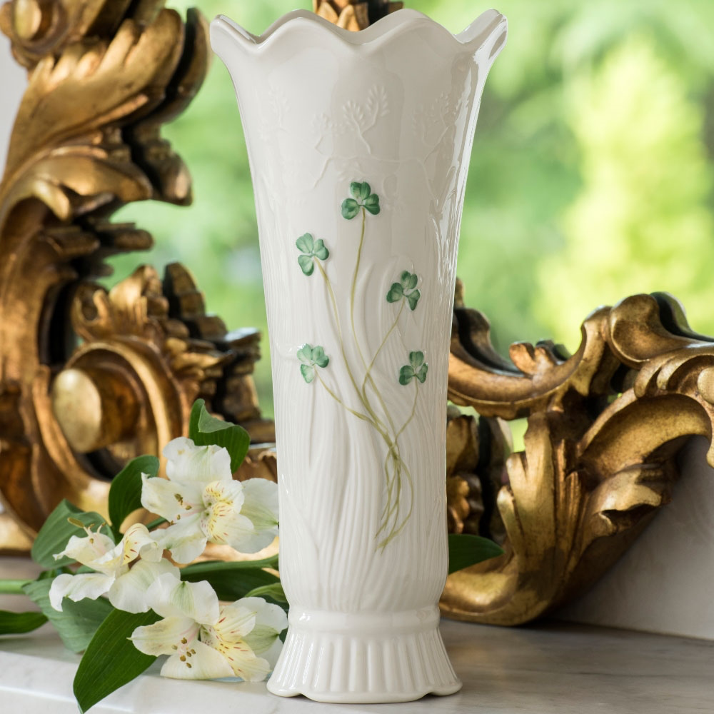 Belleek Woodland Vase Irish Crossroads