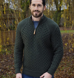 Traditional Knit V Neck Sweater Irish Crossroads