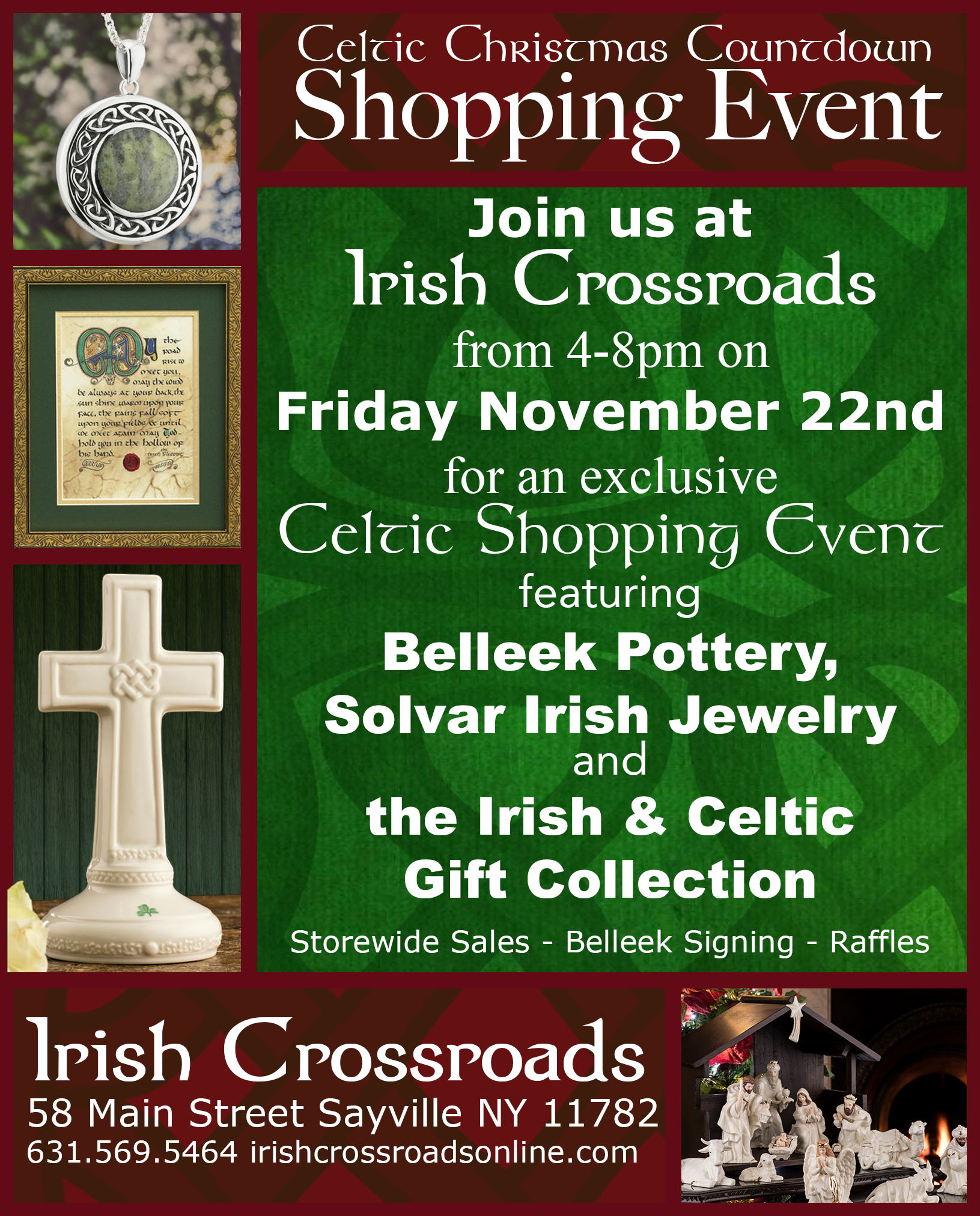 Celtic Christmas Countdown Shopping Event 2019
