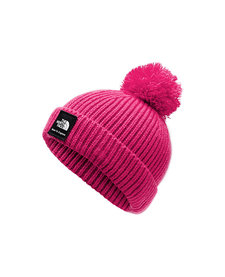the north face infant baby box logo pom beanie
