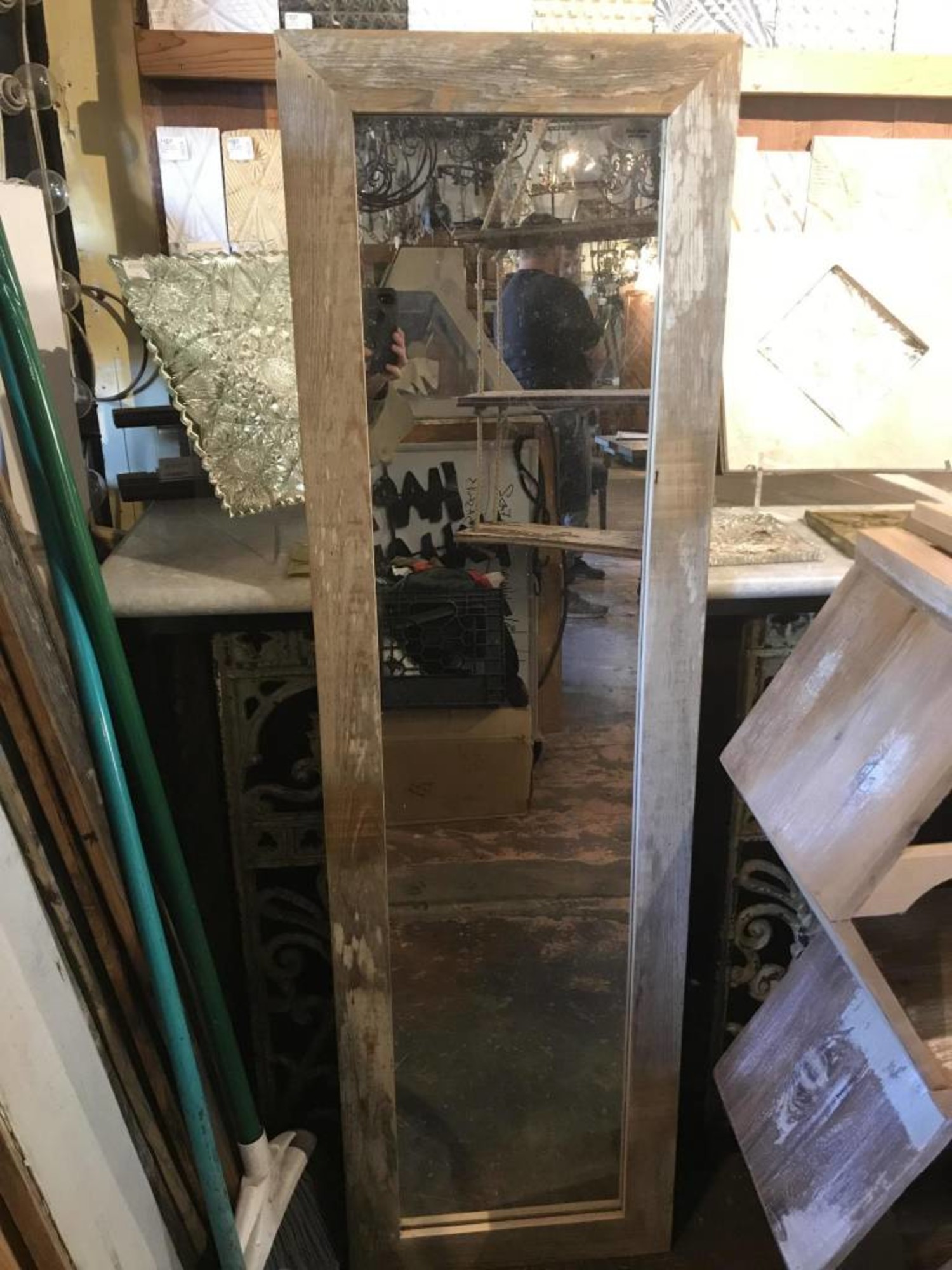 Reclaimed Wood Mirror Sarasota Architectural Salvage 1093