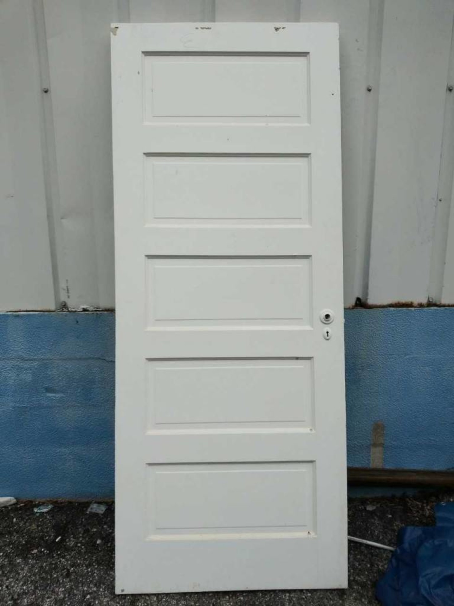 5 Panel Door 36 X 80 Sarasota Architectural Salvage 1093