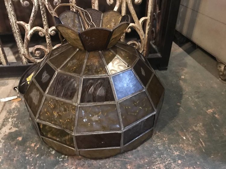 Stain Glass Chandelier