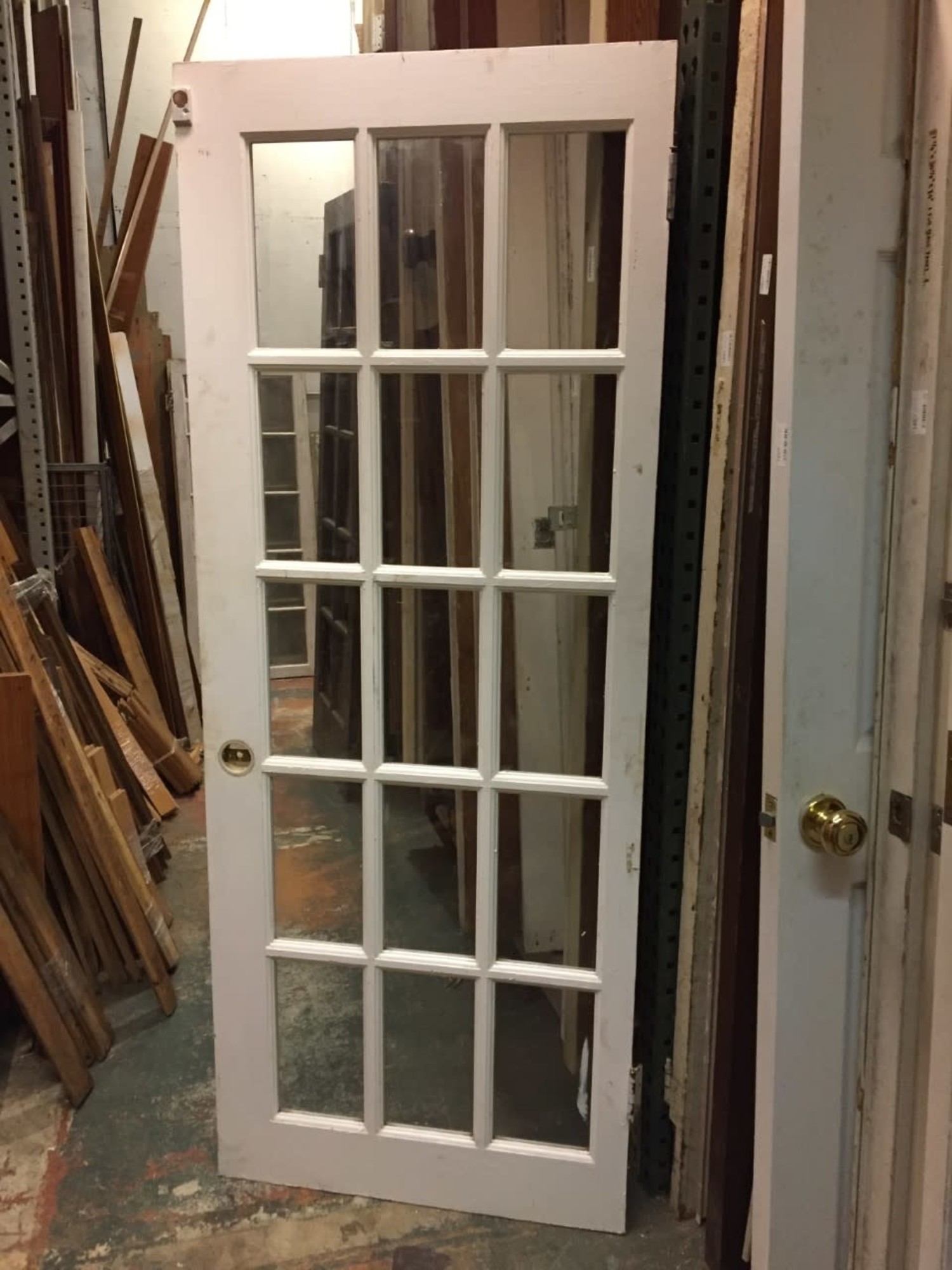 glass panel door