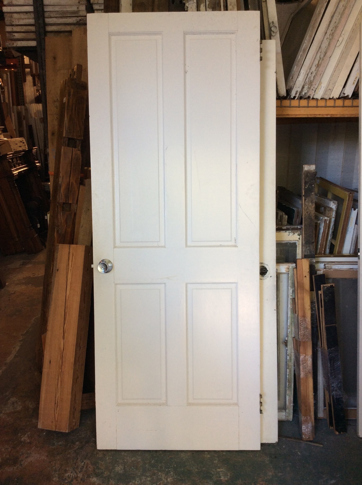4 Panel Door 32 X 83 Sarasota Architectural Salvage 1093