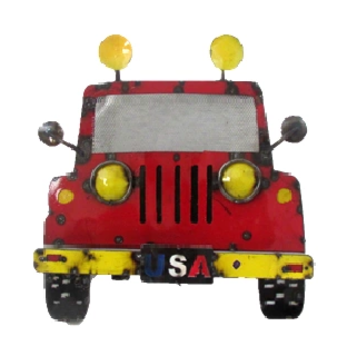 Wall Jeep 17" H x 16" L x 2.5" W
