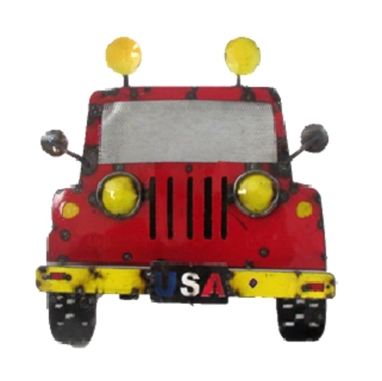 Wall Jeep 17" H x 16" L x 2.5" W