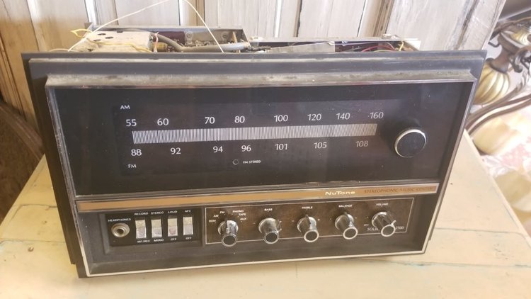 Nutone stereophonic music center