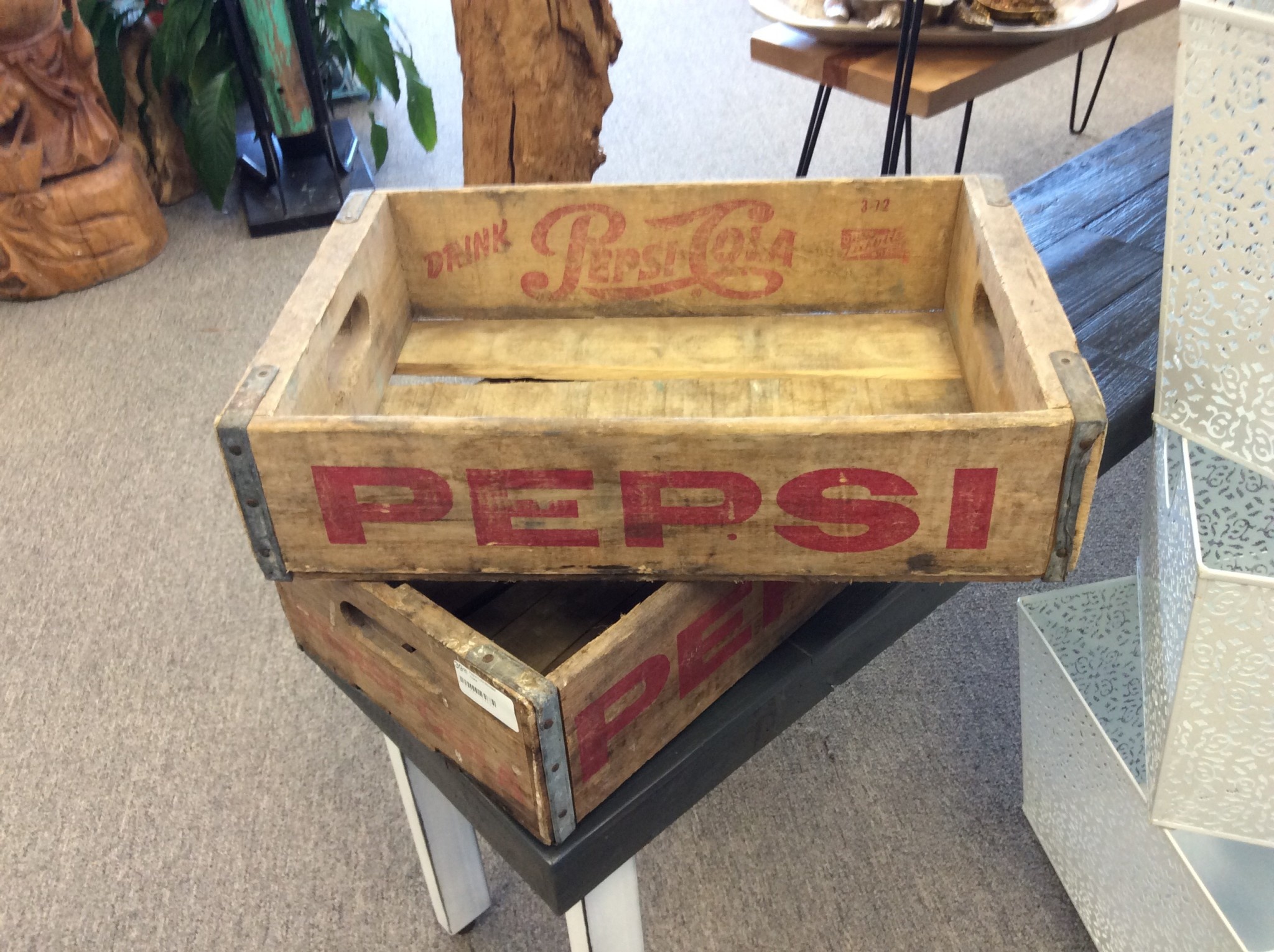 Pepsi-Cola Wooden Crate - Sarasota Architectural Salvage, 1093
