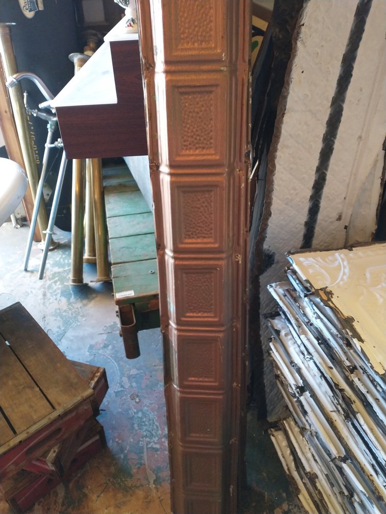 Ceiling Tin Edge Copper