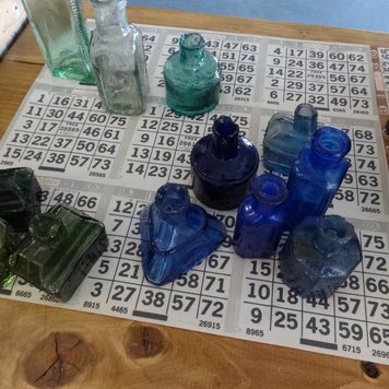 Vintage Glass Small Bottle