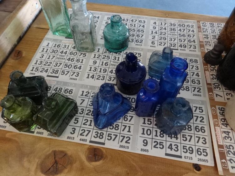 Vintage Glass Small Bottle