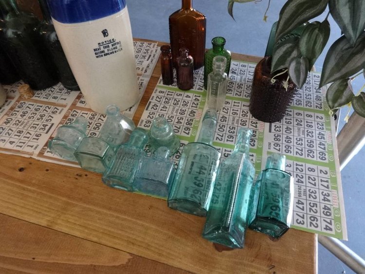 Vintage Glass Small Bottle