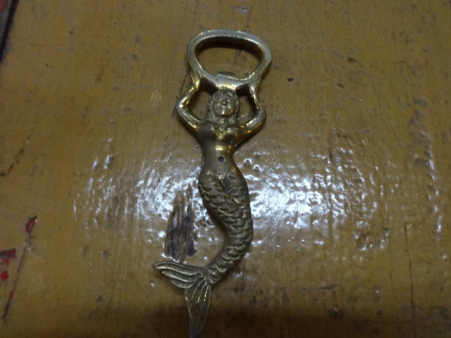 Brass Mermaid Bottle Opener With Box Sarasota Architectural